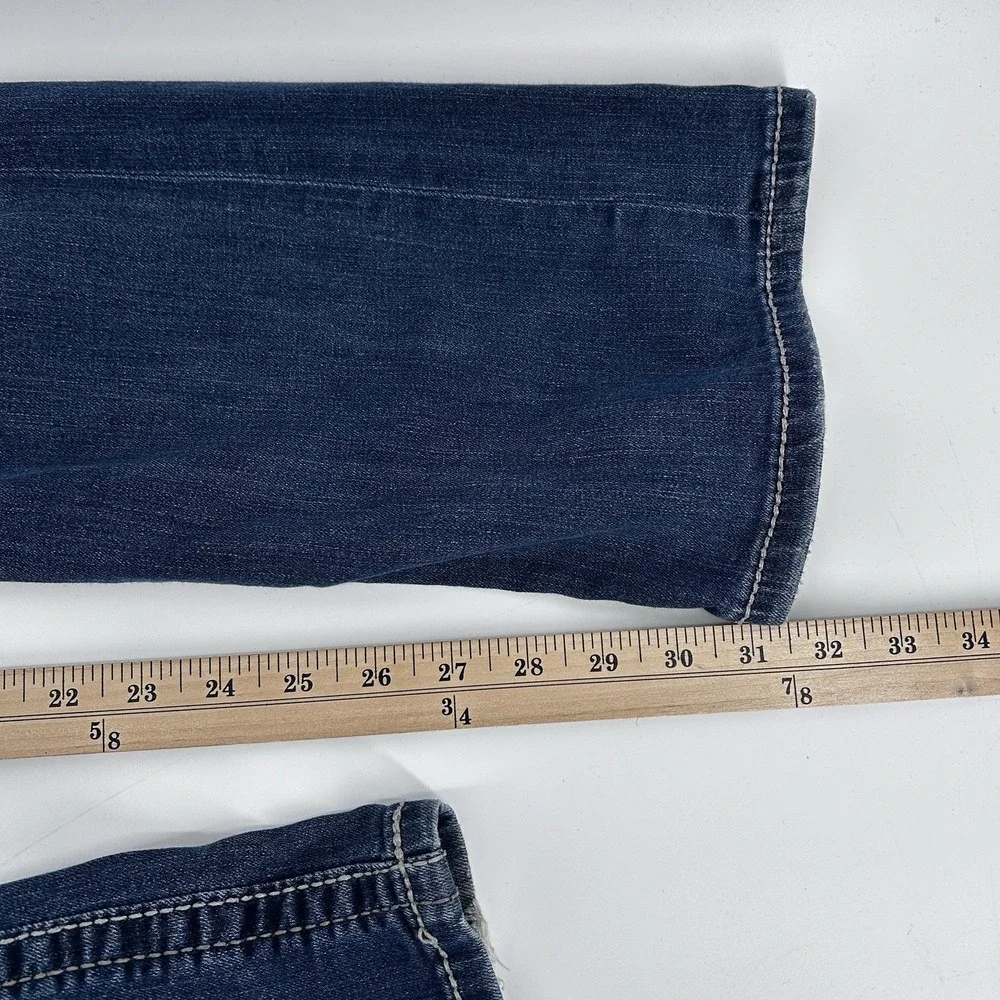 BKE Payton Low Rise Bootcut‎ Jeans Womens 30x33.5 Y2K Buckle Denim Flare Leg